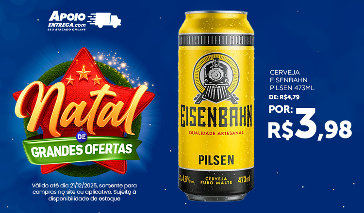 Cerveja Eisenbahn Pilsen 473ml 21/12